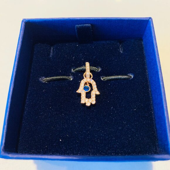 Swarovski Hansa Bracelet Charm, Rose-Gold Tone Plated, New in Box - Picture 2 of 3